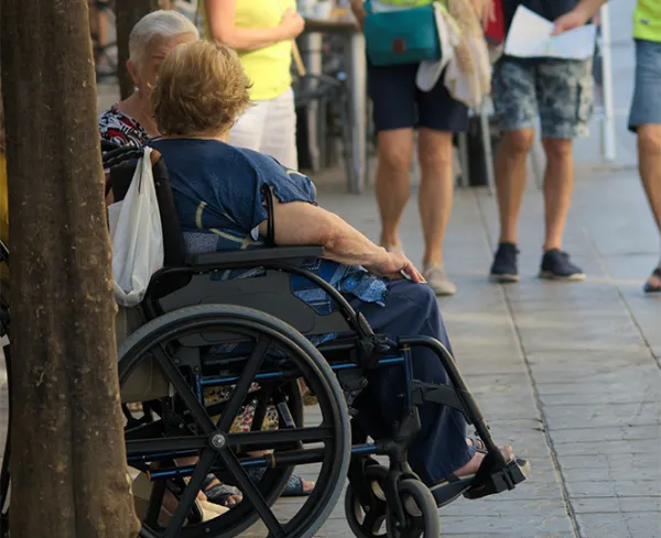 Comfortable wheelchair seating designed for patient support, mobility, and long-duration home healthcare use in Chennai